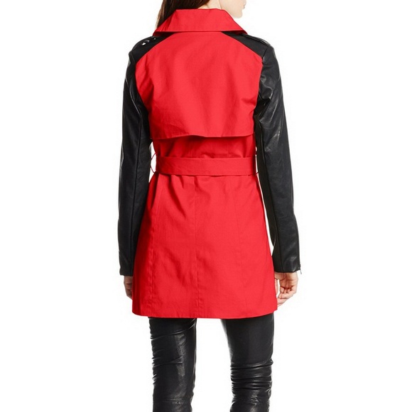 French Connection ~Classic Trench Coat Jacket - Picture 3 of 5